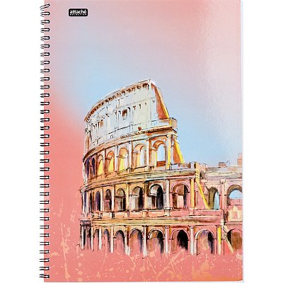 Бизнес-тетрадь Attache Selection Travel Italy А4 96 листов разноцветный в клетку на спирали (203×290 мм)