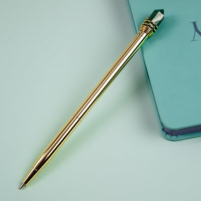 Ручка шариковая автоматическая MESHU «Gloss crystal» синяя, 1.0мм
