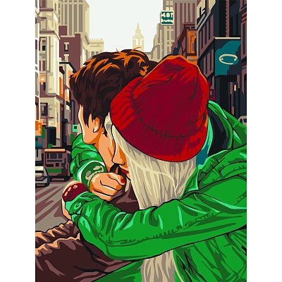 Картина по номерам на картоне ТРИ СОВЫ «Любовь», 30×40, с акриловыми красками и кистями