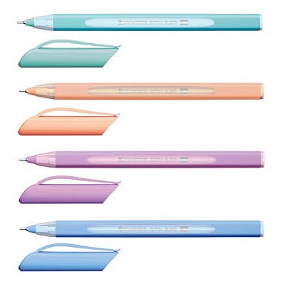 Ручка шариковая масляная BRAUBERG Extra Glide Soft Pastel, СИНЯЯ, 0.7мм, линия 0.35мм