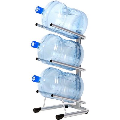 Стеллаж для воды «Бридж-3» на 3 бутыли (360х450х820мм)