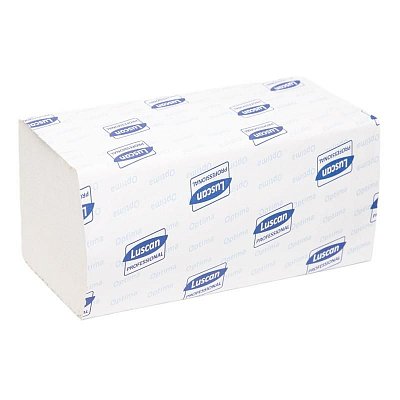 Полотенца бумажные листовые Luscan Professional V-сложения 1-слойные 20 пачек по 250 листов