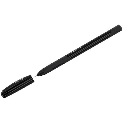 Ручка гелевая Berlingo «Shuttle» черная, 0.5мм, игольчатый стержень