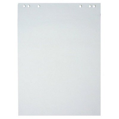 Блок бумаги для флипчартов Attache 67.5×98 см белая 50 листов (80 г/кв. м, 5 блоков в упаковке)