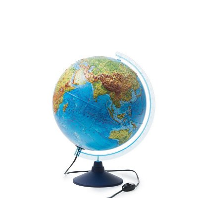 Глобус Globen физико-политический интерактивный с подсветкой рельефный(320 мм)