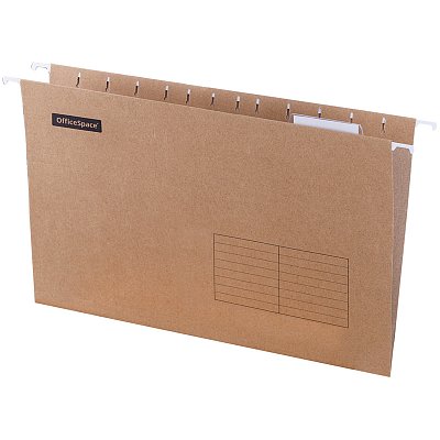 Подвесная папка OfficeSpace Foolscap (370×240мм), светло-коричневая