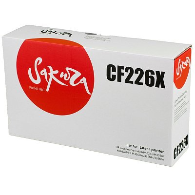Картридж лазерный Sakura 26X CF226X для HP черный совместимый