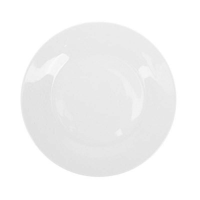 Тарелка фарфоровая Collage диаметр 20 см белая (фк386)