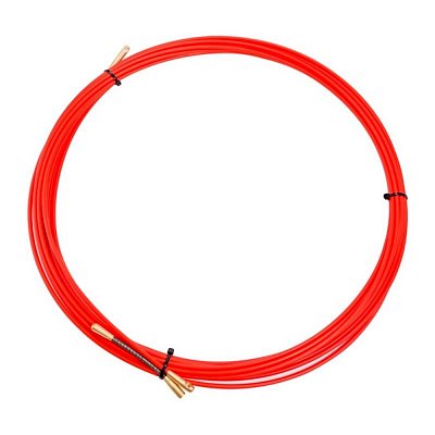 Протяжка кабельная стеклопруток, d=3.5 мм 10 м красная