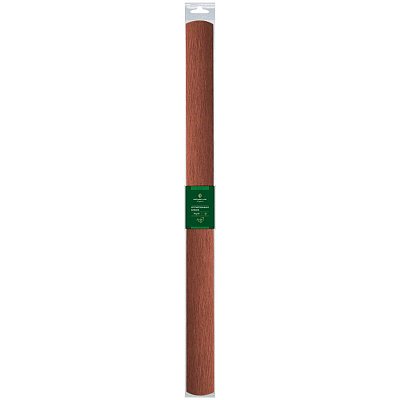 Бумага крепированная Greenwich Line, 50×250см, 32г/м2, коричневая, в рулоне, пакет с европодвесом