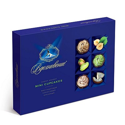 Конфеты шоколадные КРАСНЫЙ ОКТЯБРЬ «Вдохновение», маленькие пирожные, 165 г