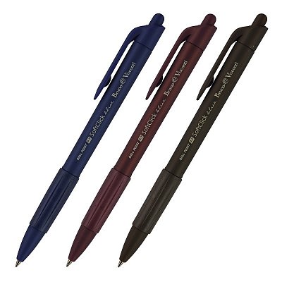 Ручка шариковая автоматическая SoftClick Original синяя (толщина линии 0.7 мм)