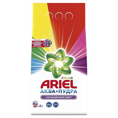 Порошок стиральный ARIEL Color автомат 3кг д/цветного белья