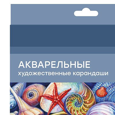 Карандаши акварельные художественные Гамма «Студия», 24цв., заточен., картон. упаковка
