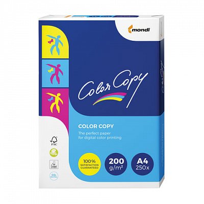 Бумага для цветной лазерной печати Color Copy (А4, 200 г/кв. м, 250 листов)