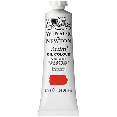 Краска масляная профессиональная Winsor&Newton «Artists' Oil», 37 мл, красный кадмий