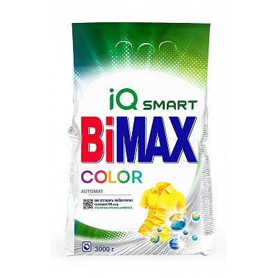 Порошок для машинной стирки BiMax «Color», 3кг