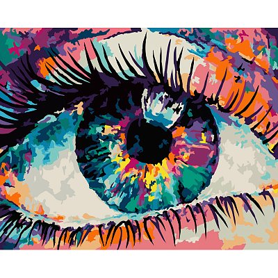 Картина по номерам на холсте ТРИ СОВЫ «Волшебство взгляда», 40×50, с акриловыми красками и кистями