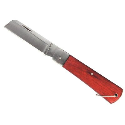 Нож складной Sparta с деревянной ручкой (ширина лезвия 20 мм)
