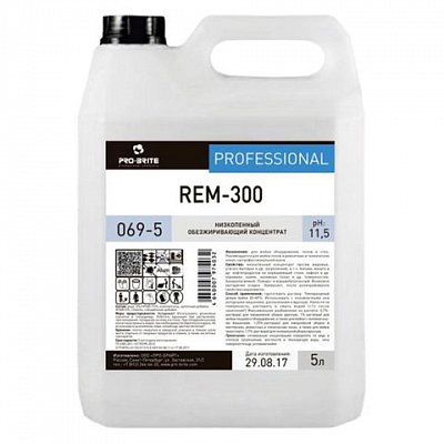 Профессиональное щелочное средство для обезжиривания поверхностей Pro-Brite REM-300 5 литров (артикул производителя 069-5)