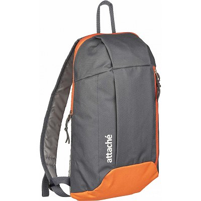 Рюкзак Attache облегченный 395×100×230 мм серый/оранжевый