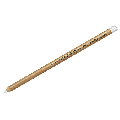 Пастельный карандаш Faber-Castell «Pitt Pastel» белый, мягкий