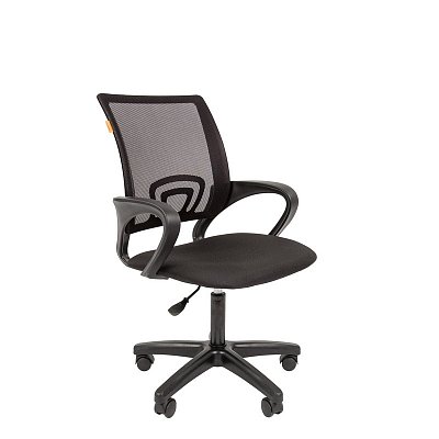 Кресло офисное Easy Chair 304 TC черное (пластик/ткань/сетка)