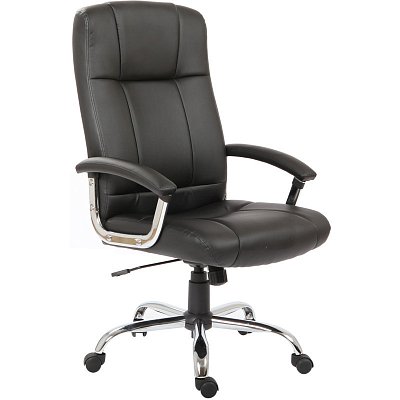 Кресло для руководителя Easy Chair 524 TPU черное (искусственная кожа/металл)