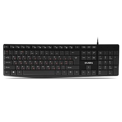 Клавиатура Sven KB-S305 черная (105 кл. +12Fn) (SV-018801)