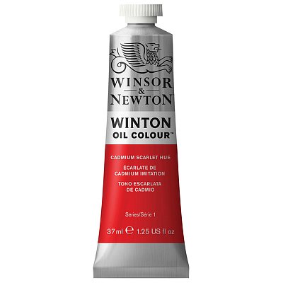 Краска масляная художественная Winsor&Newton «Winton», 37мл, туба, кадмий алый