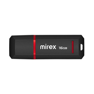 Флеш-память Mirex USB KNIGHT BLACK 16Gb (13600-FMUKNT16 )