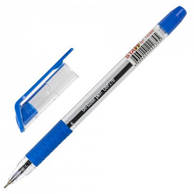 Ручка шариковая масляная с грипом STAFF «Profit», СИНЯЯ, игольчатый узел 0.7 мм, линия письма 0.35 мм