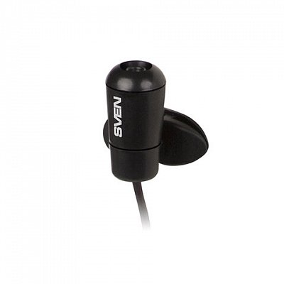 Микрофон-клипса SVEN MK-170, кабель 1.8 м, 58 дБ, пластик, черный