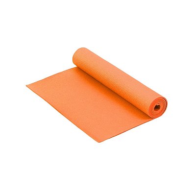 Коврик для фитнеса и йоги Larsen PVC оранжевый 1730×610×4 мм