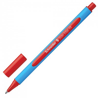 Ручка шариковая SCHNEIDER (Германия) «Slider Edge XB», КРАСНАЯ, трехгранная, узел 1.4 мм, линия письма 0.7 мм