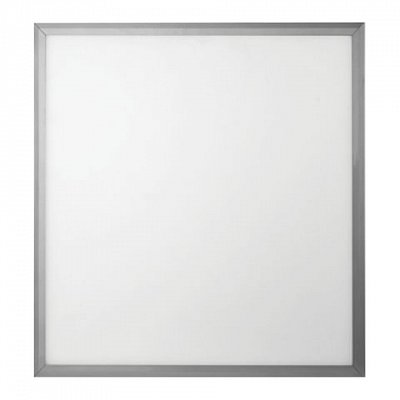 Панель светодиодная потолочная ЭРА, 595×595×8, 40 Вт, 4000 K, 2800 Лм, БЕЗ БЛОКА ПИТАНИЯ, серебро