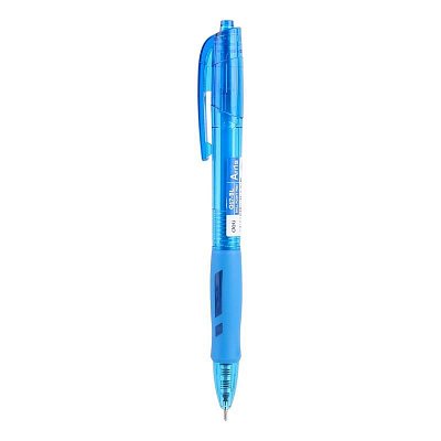 Ручка шариковая автоматическая Deli Arris синяя (толщина линии 0.35 мм)