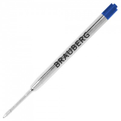 Стержень шариковый BRAUBERG PRK003, металлический, 1 мм, упаковка с подвесом, синий
