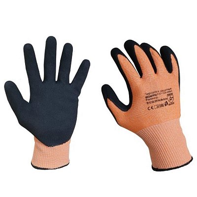 Перчатки защитные от порезов SCAFFA DY1350S-OR/BLK р.8