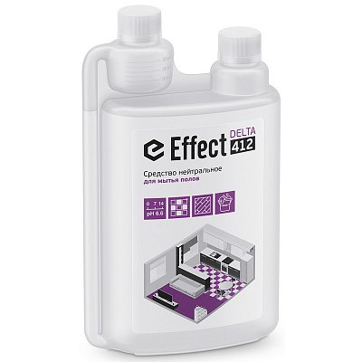 Профессиональное средство для мытья полов Effect Delta 412 1 л
