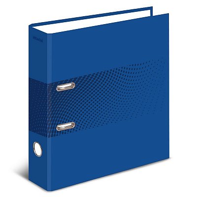 Папка-регистратор Attache Digital, синий лам. карт,75мм