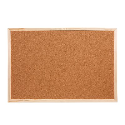 Доска пробковая OfficeSpace, 60×90см, деревянная рамка