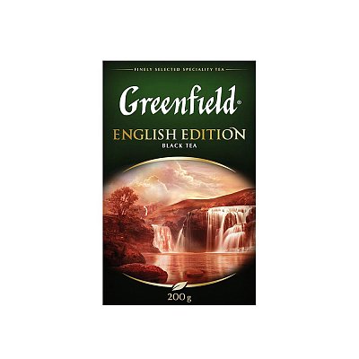 Чай черный листовой Greenfield English Edition, 200гр
