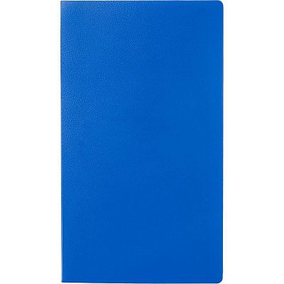 Визитница Attache Economy на 120 визиток пластиковая синяя (5 штук в упаковке)