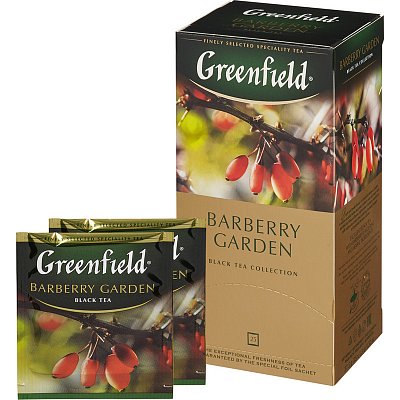 Чай Greenfield Barberry garden (черный, 25пак/уп)