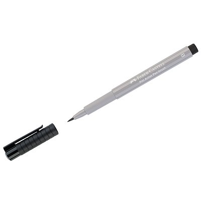 Ручка капиллярная Faber-Castell «Pitt Artist Pen Brush» цвет 272 теплый серый III, кистевая