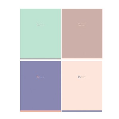 Тетрадь 48л., А5, линия GreenwichLine «One color. Pastel», матовая ламинация, 70г/м2