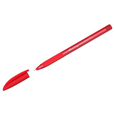 Ручка шариковая Berlingo «Triangle Fine» красная, 0.3мм, трехгран., грип