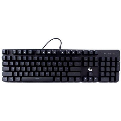 Клавиатура Gembird KB-G530L, USB, черн, Outemu Blue, 104 кл., 1.5м, механ
