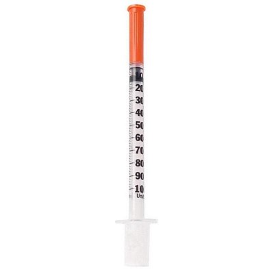 Шприц инсулиновый BD Micro-fine plus 1 мл U-100 31G (0.25×6 мм, 100 штук в упаковке)